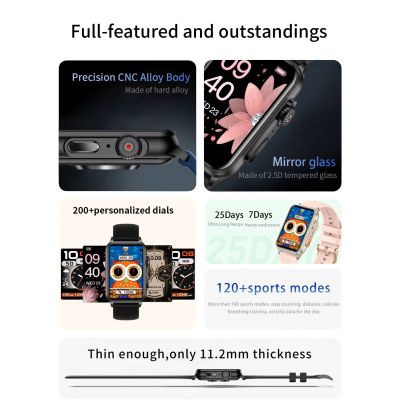 9. RUBICON RNCF06 Black/Dark Blue Women's Smartwatch SMARUB220