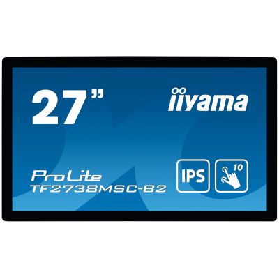 2. iiyama ProLite TF2738MSC-B2 computer monitor 68.6 cm (27") 1920 x 1080 px Full HD LED Touchscreen Multi-user Black