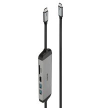 Lindy 43326 Docking Station Wired USB 3.2 Gen 1 (3.1 Gen 1) Type-C Black, Gray
