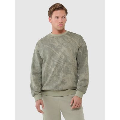 Men's sweatshirt without zipper, without hood, 4F 4FWSS25TSWSM1582-44A