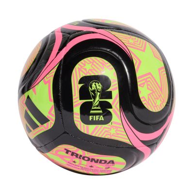 5. adidas World Cup 26 Trionda Club Football Black, Pink, and Green JD8053