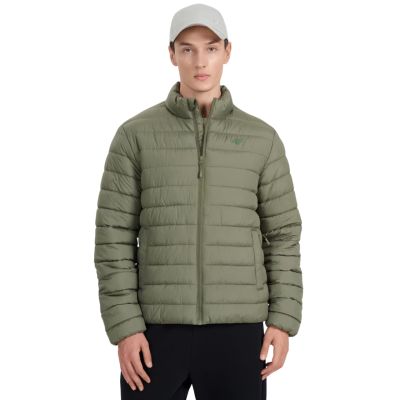 Men's down jacket 4F M597 khaki 4FWAW25TDJAM597 43S
