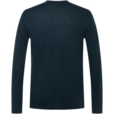 Men's SUPER.NATURAL M SNOW TOUR LS Long-Sleeve Top, Navy