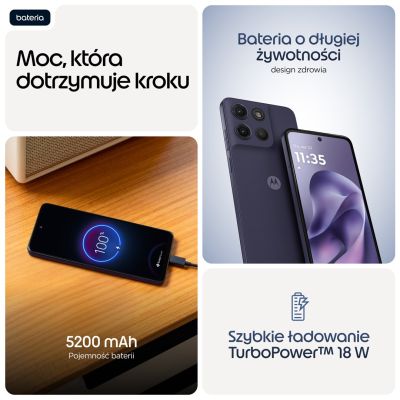 8. Motorola moto g17 17.1 cm (6.72") Dual SIM Android 15 USB Type-C 4 GB 128 GB 5200 mAh Purple