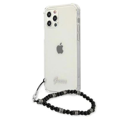 2. Guess GUHCP12MKPSBK iPhone 12/12 Pro 6.1" Transparent hardcase Black Pearl