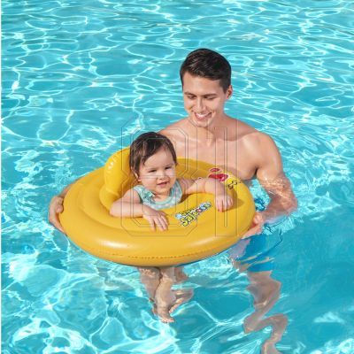 11. Bestway 32096 Swim Safe Wondersplash Round 3-Ring Baby Boat 92800497001