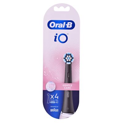ORAL-B Braun iO Gentle Care black toothbrush heads