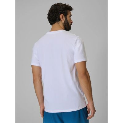 2. Men's regular printed T-shirt 4F 4FWSS26TTSHM3034-10S