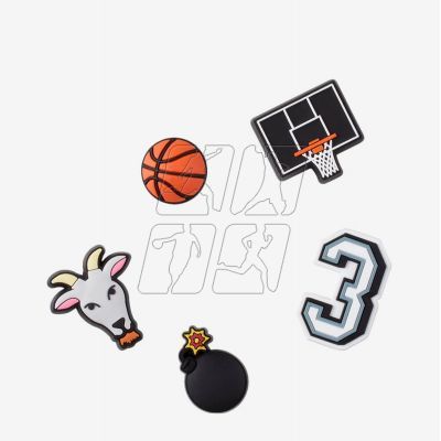 2. Crocs Jibbitz™ Basketball Star 5 Pack 10009750 pins