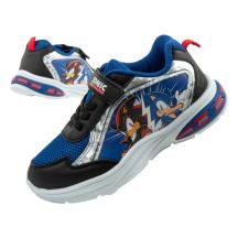 Leomil children's sports shoes Sonic sneakers light with velcro LED