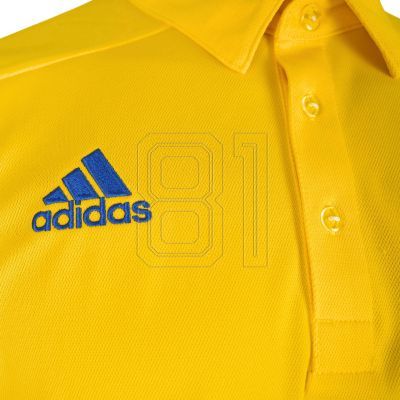 3. Men's adidas MT14 TRG polo shirt yellow D83215