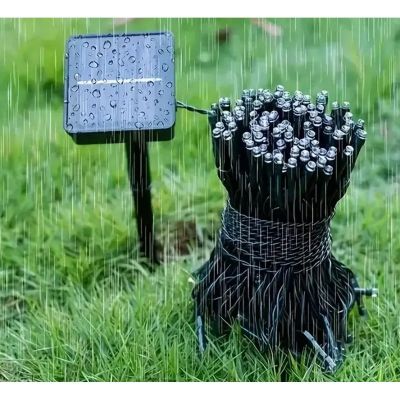 4. SOLAR GARDEN UMBRELLA LIGHTING 5M 72LED