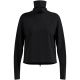 2. Women's Odlo ESSENTIAL THERMAL Mid Layer with Stand-Up Collar, Black