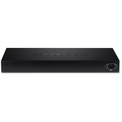 3. TRENDnet 28-Port Managed Gbit PoE+ 370W WebSmart 19" Switch