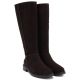4. Women’s chocolate-brown leather officer boots Sergio Leone KZ-27-S