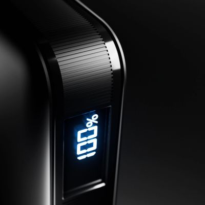10. SBS HD 10W 5000mAh USB-C Power Bank with LCD Display - Black