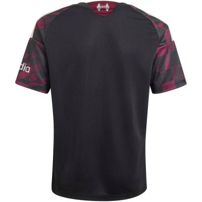 3. adidas Liverpool FC 26/27 Third Jersey Kids' Shirt Black and Pink KB8284