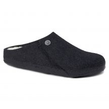 Birkenstock Anthracite wool felt insulated slippers for women/men narrow (1015084)
