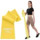 TRAINING TAPE FOR PILATES EXERCISES 2000x150x0.25MM 5-8KG YELLOW