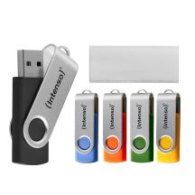 Intenso USB Flash Drive Office Line 3543595 3.2 5St. Multipack - 64 GB USB Flash Drive USB Type-A 3.2 Gen 1 (3.1 Gen 1) Multicolor