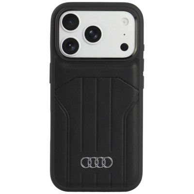 Audi Synthetic Leather Case MagSafe for iPhone 18 Pro / 17 Pro - Black