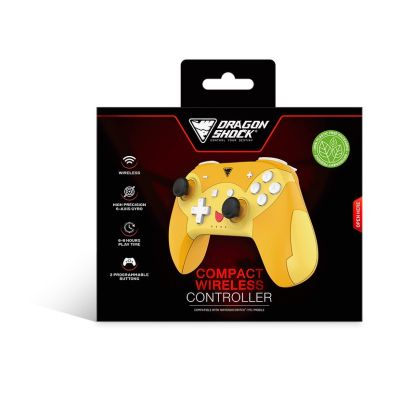 4. Dragonshock PopTop Compact Orange, Red, Yellow Bluetooth Gamepad Nintendo Switch