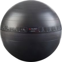 FITNESS BALL 65CM BLACK PURE 2 IMPROVE