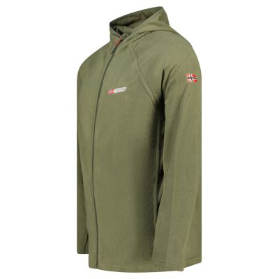 6. Men’s fleece jacket Geographical Norway TUGOOD KAKI DB MEN 233 (WZ3332H/GN-KAKI)
