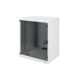 9. Digitus 19" 12U wall-mounted network cabinet 540x400, glass door, gray, undivided, unassembled, 60kg