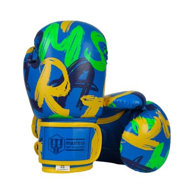 2. MASTERS RPU-VIBEZ Boxing Gloves 10 oz BLUE