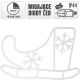 4. REINDEER DECORATION WITH SLED 180 LED FLASH