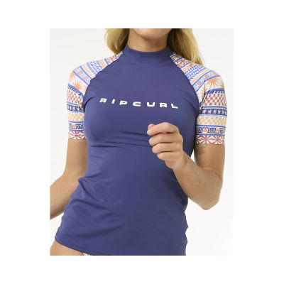 3. Lycra RIP CURL San Carlos Ss Upf Top blue