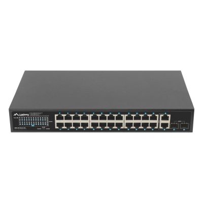 10. Lanberg RSGE-24P-2GE-2S-250 Network Links Unmanaged