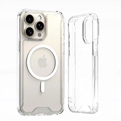 2. Wozinsky Clear Corner Case MagSafe for Samsung Galaxy S25 - Clear