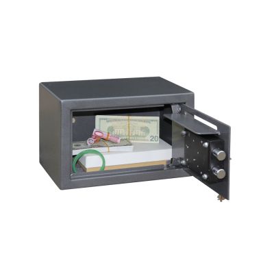 3. Phoenix Safe Co. Vela SS0801KD 10 l Steel Graphite