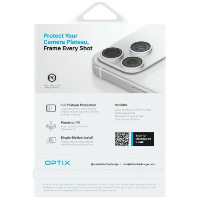 8. Uniq Optix Aeroshield Camera Module Protector for iPhone 17 Pro Max