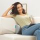 6. Large Half-Moon Back Support Pillow ANOMEO