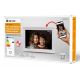 7. Denver PFF-1012 Digital Photo Frame White 25.6cm (10.1") Touchscreen Wi-Fi