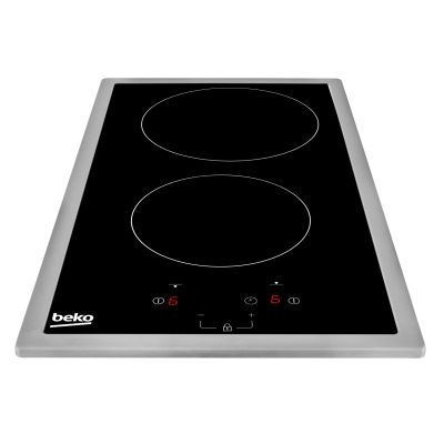7. Beko HDMC 32400 TX ceramic hob (2 cooking zones; black)