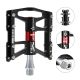 3. Rockbros JT410 4.10 4 Bearing Bicycle Pedals - Black