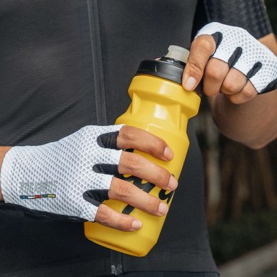 2. Rockbros TLS004 ROAD TO SKY Short Shock Absorbing Cycling Gloves S - White