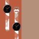 3. Strap Moro for Samsung Galaxy Watch 45 / 46 / 47 mm silicone bracelet watch band - pattern 5