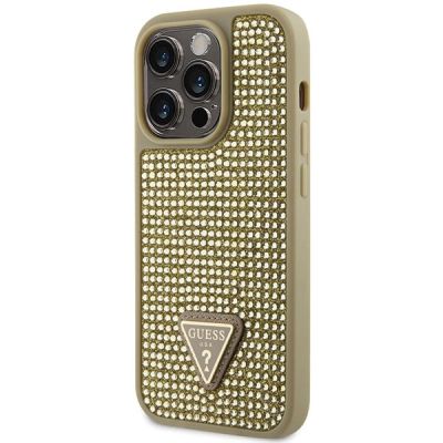 2. Guess GUHCP14LHDGTPD iPhone 14 Pro 6.1" gold/gold hardcase Rhinestone Triangle