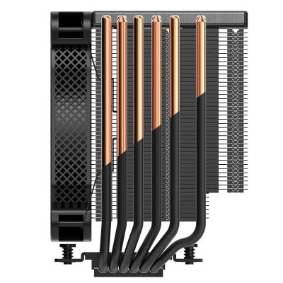 3. Jonsbo HX6250 Processor Radiator 14 cm Black 1 pc.