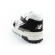 5. New Balance 550 youth sports shoes sneakers leather fashionable black white