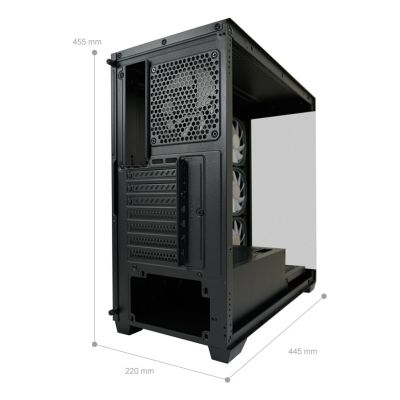23. LC-Power LC-715B-ON Midi Tower Computer Security & Holders Black
