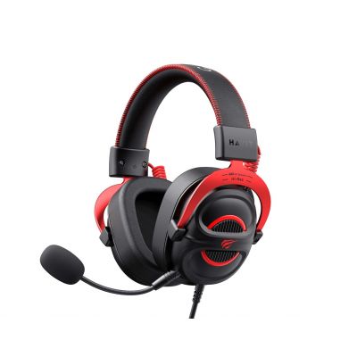 3. Havit H2002E Pro Gaming Headphones (Black/Red)