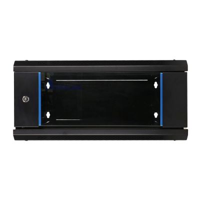 6. Extralink 4U 600x600 Black Wall-Mounted Rack Cabinet