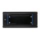 6. Extralink 4U 600x600 Black Wall-Mounted Rack Cabinet
