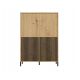KAMARO 4DK SLIM/GŁ ARTISAN DISPLAY CABINET KPL